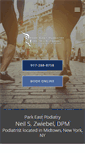 Mobile Screenshot of parkeastpodiatry.com